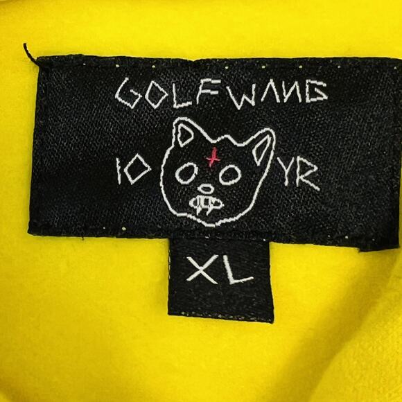 Golf Wang Hoodie Mens XL The Great Wang Cat Flog Gnaw Pullover 10YR Streetwear - Picture 4 of 8